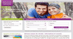 Desktop Screenshot of adresse-maison-retraite.net